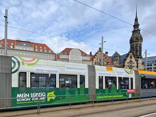 Straßenbahn: Mein Leipzig schon ich mir, Foto: Stadtreinigung Leipzig