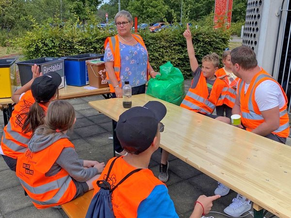 Kinder bei den Ferienspielen, Foto: Stadtreinigung Leipzig