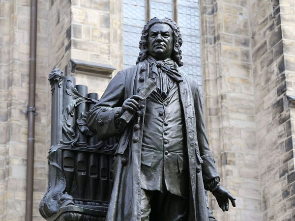 Bach-Denkmal vor der Thomaskirche in Leipzig, Foto: Andreas Schmidt