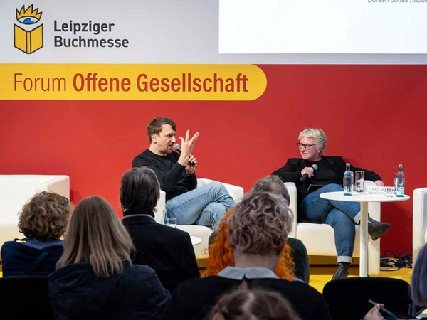 Forum Offene Gesellschaft auf der Leipziger Buchmesse, Foto: Leipziger Messe