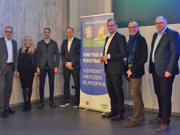 Delegation der EURO 2024 GmbH zu Gast in der Kongresshalle am Zoo, Foto: Sportstadt Leipzig