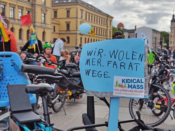 Kidical Mass, Foto: Verkehrswende Leipzig