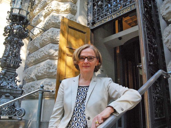 Die zukünftige Direktorin der Universitätsbibliothek Leipzig, Dr. Anne Lipp. Foto: Birgit Pfeiffer