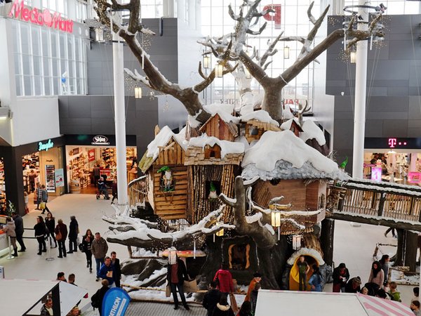 Der Wichtelbaum ist wie jedes Jahr ein besonderes Highlight, Foto: Paunsdorf Center