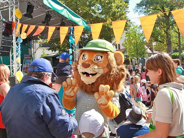 Tammi ist beim K!DZ-Riesenkinderfest wieder mit am Start, Foto: Zoo Leipzig