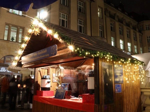 Lotterbude auf dem Leipziger Weihnachtsmarkt, Foto: Hieronymus-Lotter-Gesellschaft