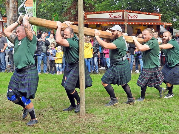 Highland Games in Trebsen, Foto: Frank Schmidt