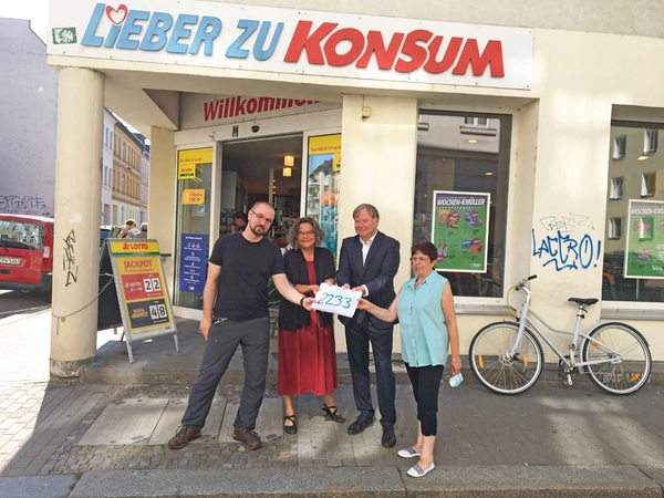 Konsum Leipzig in der Demmeringstrasse, Foto: Konsum Leipzig eG