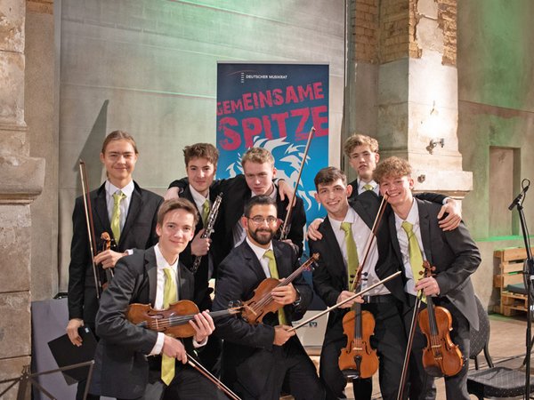 Gemeinsam Spitze, Foto: Jugendsinfonieorchester der Musikschule Leipzig