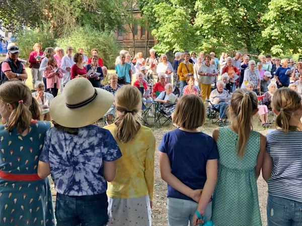 Bürgersingen im Johannapark, Foto: Stiftung Bürger für Leipzig