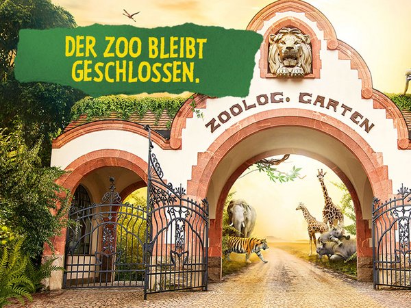 Zoo Leipzig bleibt geschlossen, Grafik: Zoo Leipzig