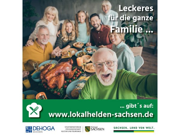 Motiv der Kampagne Lokalhelden Sachsen, Foto: DEHOGA Sachsen