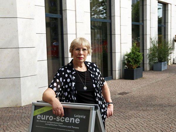 euro-scene Leipzig: Festivaldirektorin Ann-Elisabeth Wolff, Foto: Emilia Caruso