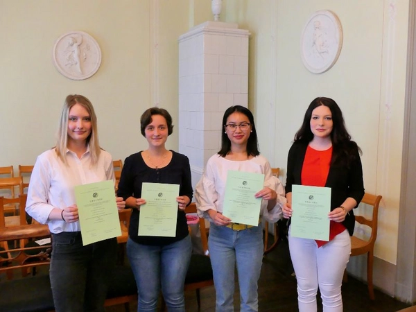 Franziska Werner, Pia Elisabeth Lorber, Lisa Ha My Lau und Laura Wille, v.l.n.r. 