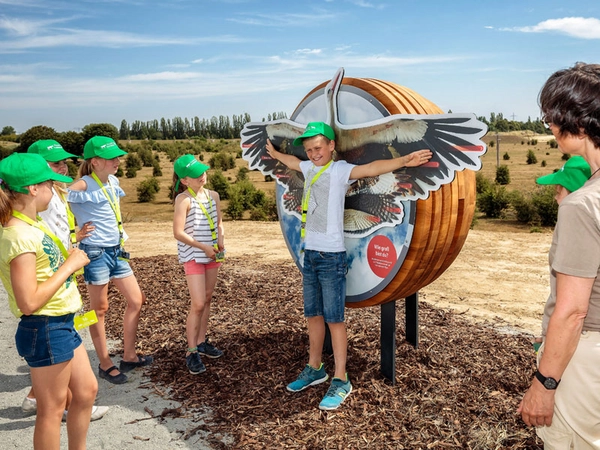 Bei der Porsche Safari erkunden Kinder und Familien die Flora und Fauna des Offroad-Geländes. Foto: Porsche AG - Leipzig