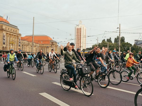 Stadtradeln Leipzig, Foto: Ökolöwe