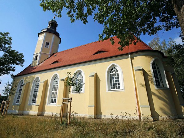 Kirche Störmthal: hier prüfte Johann Sebastian Bach die Orgel von Zacharias Hildebrandt, Foto: Andreas Schmidt