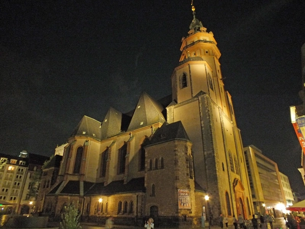 Nikolaikirche bei Nacht