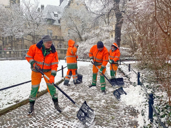 Winterdienst, Foto: Stadtreinigung Leipzig