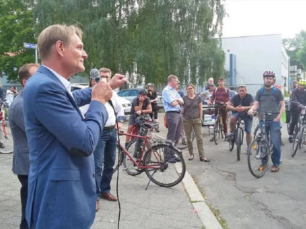 Radtour mit dem Oberbürgermeister, Foto: Stadt Leipzig