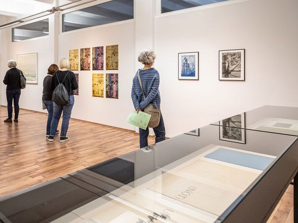 Blick in die Ausstellung: Zeit zu drucken, Foto: Museum für Druckkunst Leipzig