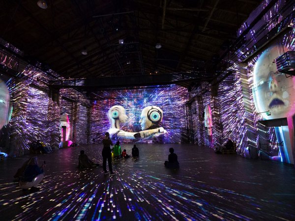 Immersive Show im Kunstkraftwerk, Foto: Karolin Kelm