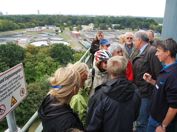 Führung im Klärwerk Rosental, Foto: Leipziger Gruppe