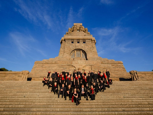 Denkmalchor Leipzig vor dem Völkerschlachtdenkmal, Foto: Anne Hornemann