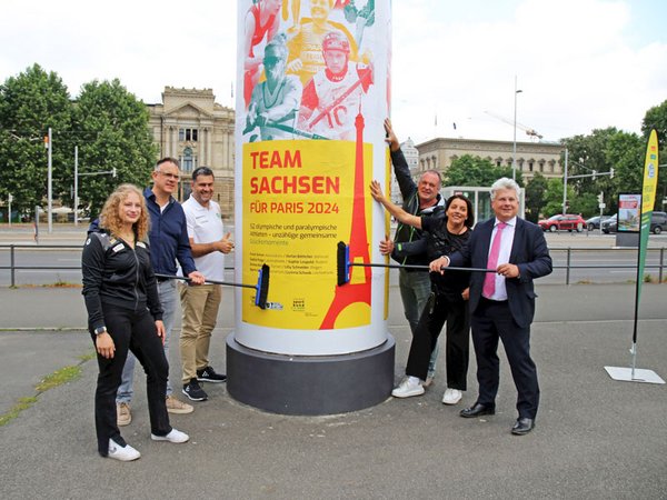 Neue Kampagne: Team Sachsen für Paris 2024, Foto: Andreas Schmidt