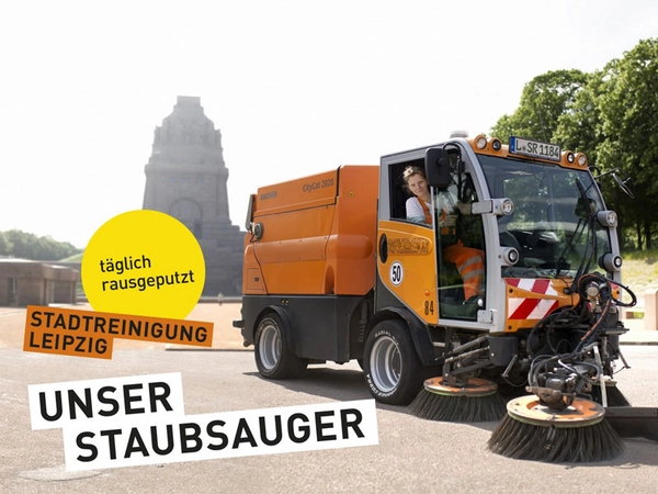 Kampagne der Stadtreinigung Leipzig, Foto: Stadtreinigung Leipzig