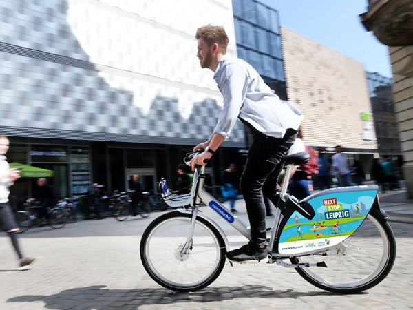 Visualisierung der Kampagne „Next stop: Leipzig“, Foto: nextbike / Heimrich & Hannot GmbH