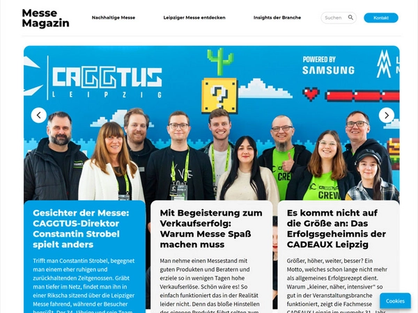 Das altbekannte Messe Magazin der Leipziger Messe ist wieder da – ganz digital