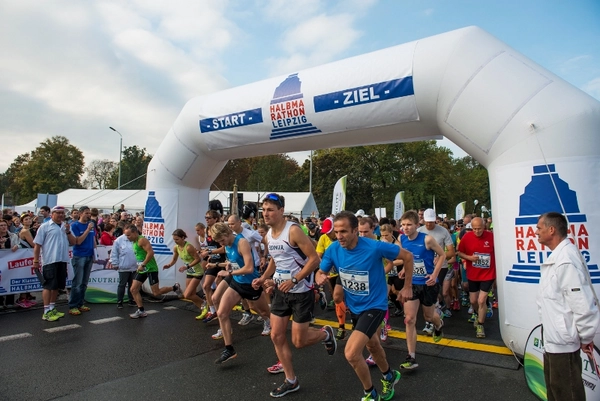 Halbmarathon Leipzig - Zeit, zu gehen.