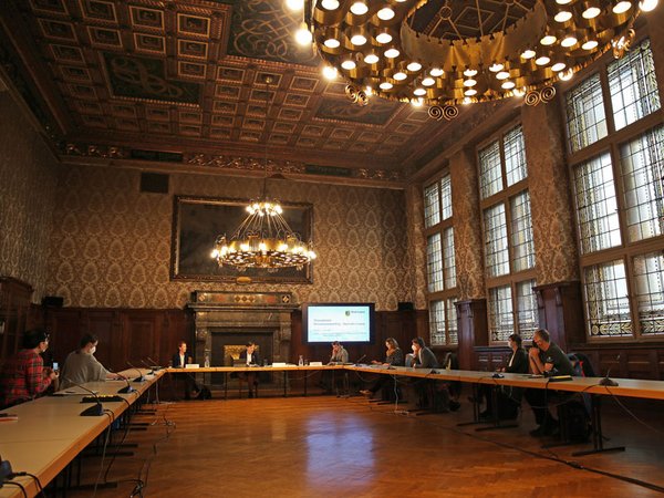 Plenarsaal im Neuen Rathaus Leipzig, Foto: Karolin Kelm 