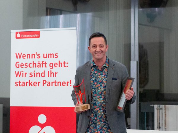 Gewinner Andreas Körner aus Naundorf im Landkreis Nordsachsen, Foto: Sparkasse Leipzig