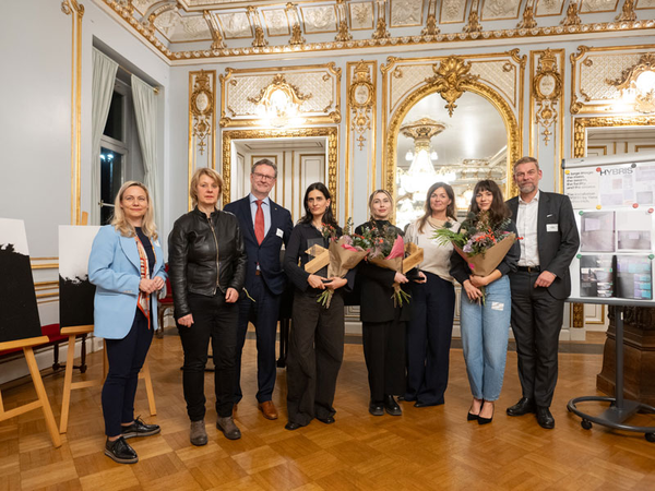 Preisverleihung VNGart Preis 2024 in Leipzig, Foto: Eric Kemnitz