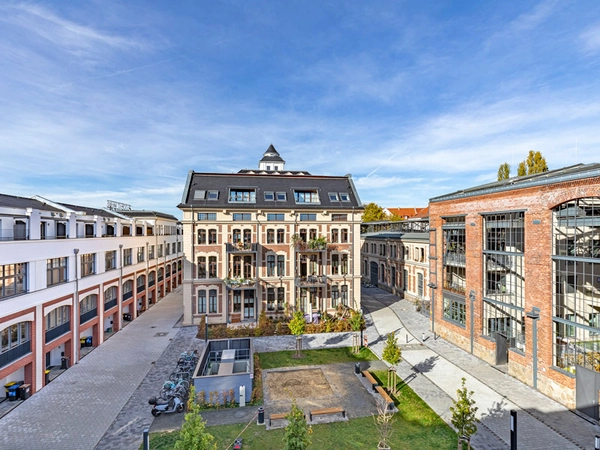 Quartier Bleichert Werke in Leipzig, Foto: CG Elementum AG