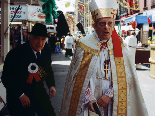 Gundula Schulze Eldowy, Papst, New York, 1990, aus der Serie: In einem Wind aus Sternenstaub, 1990-1993