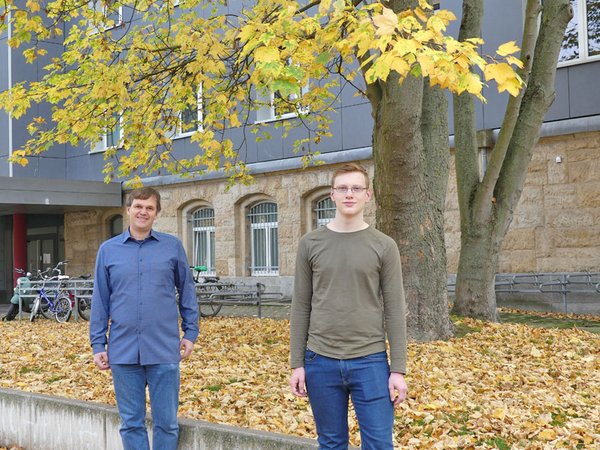 Prof. Jochen Merker und Benjamin Kunsch, Foto: MNZ / HTWK Leipzig