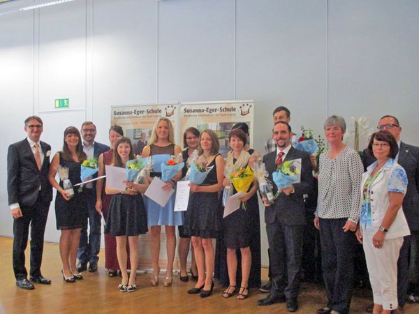 Die Susanna-Eger-Schule zeichnet regelmäßig die Jahrgangsbesten aus, Foto: Jeannine Glöckner 