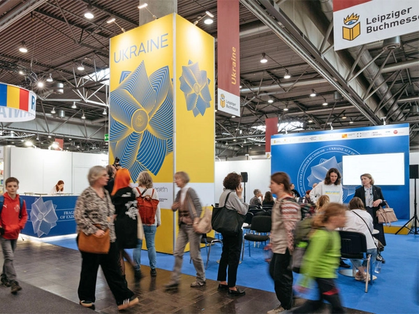 Leipziger Buchmesse 2025: Ukraine-Stand, Foto: Stadt Leipzig