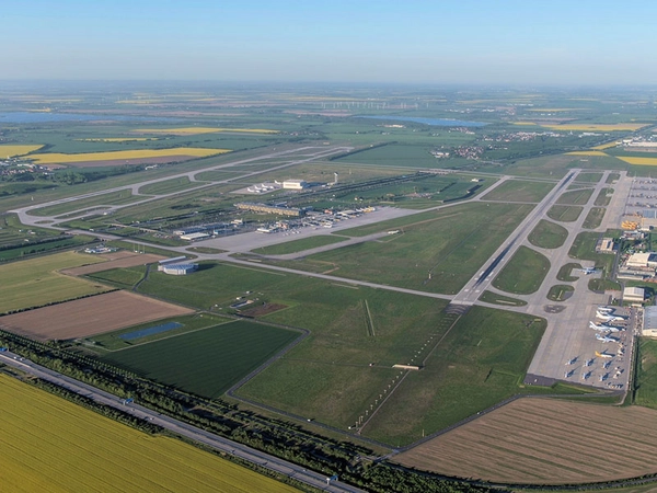 Leipzig Halle Airport aerial view 2018, Foto: Flughafen Leipzig/Halle GmbH