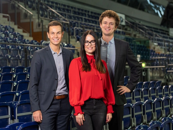 Philipp Franke (ZSL Betreibergesellschaft mbH, Geschäftsführer), Stefanie Gohla (QUARTERBACK Immobilien AG, Prokuristin), Matthias Kölmel (ZSL Betreibergesellschaft mbH, Geschäftsführer), Foto: Christian Modla