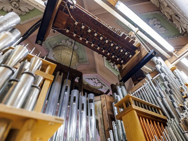 Orgelfestwoche in der Nikolaikirche - Das Register Panamera – Stahlspiel, Foto: Porsche AG 