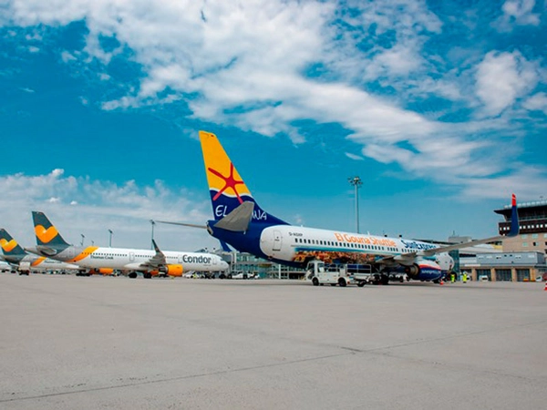 Vorfeldimpression am Flughafen Leipzig/Halle, Foto: Flughafen Leipzig/Halle GmbH