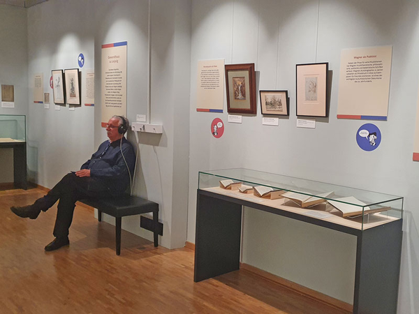 Ausstellung „Hochzeitsmarsch mit Rosenkrieg“ im Haus Böttchergäßchen, Foto: tadtgeschichtliches Museums Leipzig