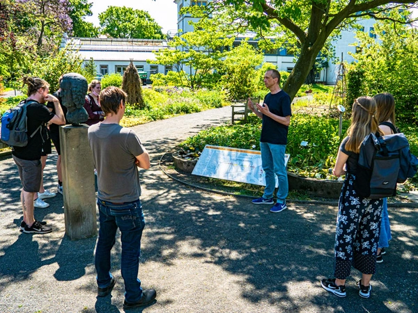 Führung im Botanischen Garten Leipzig, Foto: Wolfgang Teschner