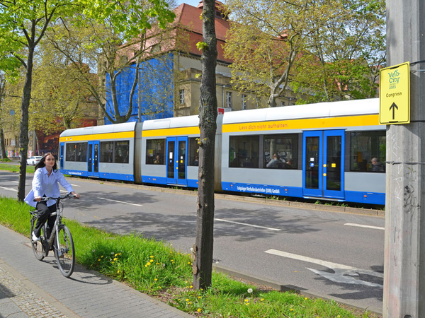 Velo-city - Radweg zur Leipziger Messe, Foto: Andreas Schmidt