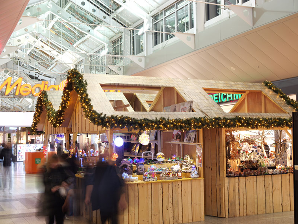 Weihnachtsmarkt im Paunsdorf Center Leipzig, Foto: pioneer communications GmbH 