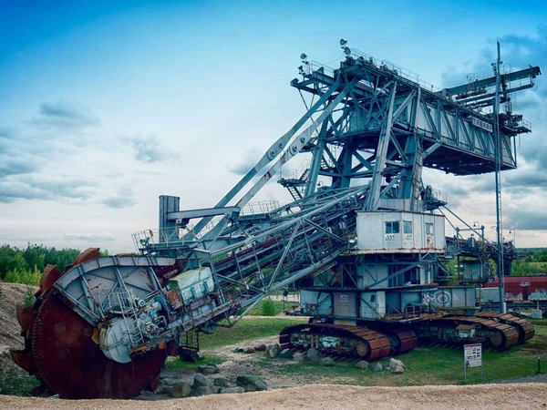 Schaufelrad­bagger, Foto: Bergbau-Technik-Park e.V.